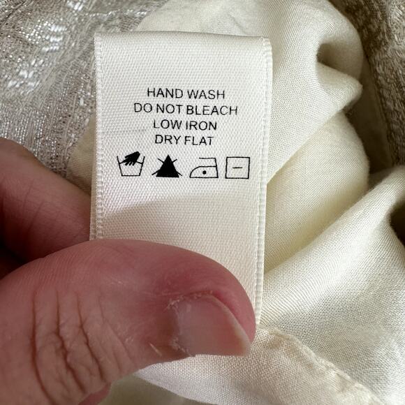 Chelsea & Violet Asymmetrical Shimmer Skort with Pockets - Picture 12 of 13